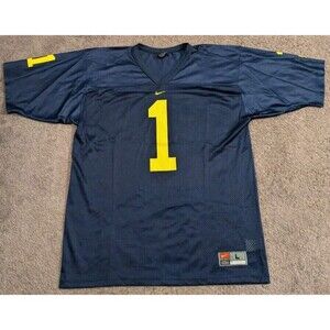Nike Navy and Yellow Men's Jersey